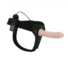 Vibrating Hollow Dildo With Adjustable Strap - Image 2