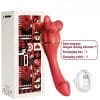 Big Mouth Licker Vibrator with Insertable end