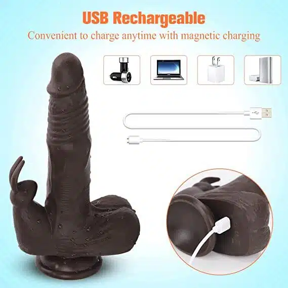 Rabbit Dildo Vibrator - Image 3