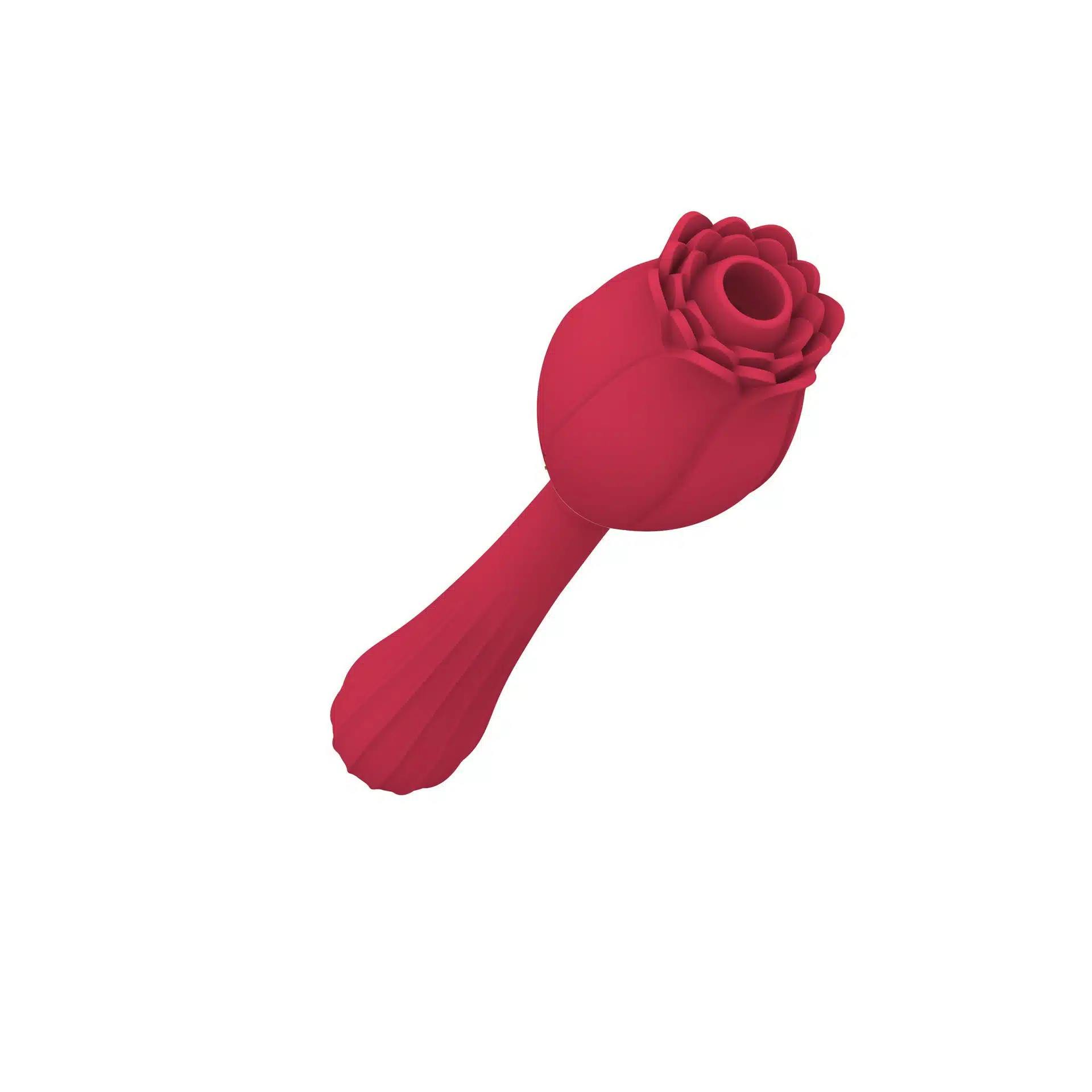 Rose vibrator with handle Rose Sucker Clitoral with Magic Wand Handle - Image 2