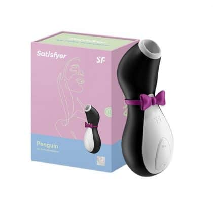 Satisfyer Penguin Sucker Vibrator Air Pulse Clitoral Stimulator