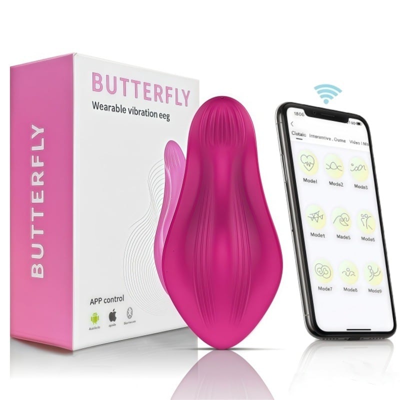 Butterfly Egg Wearable Panty Vibrator App Controlled Portable Pant Vibrator - Image 2