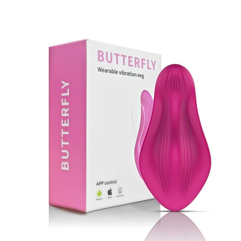 Butterfly Egg Wearable Panty Vibrator App Controlled Portable Pant Vibrator