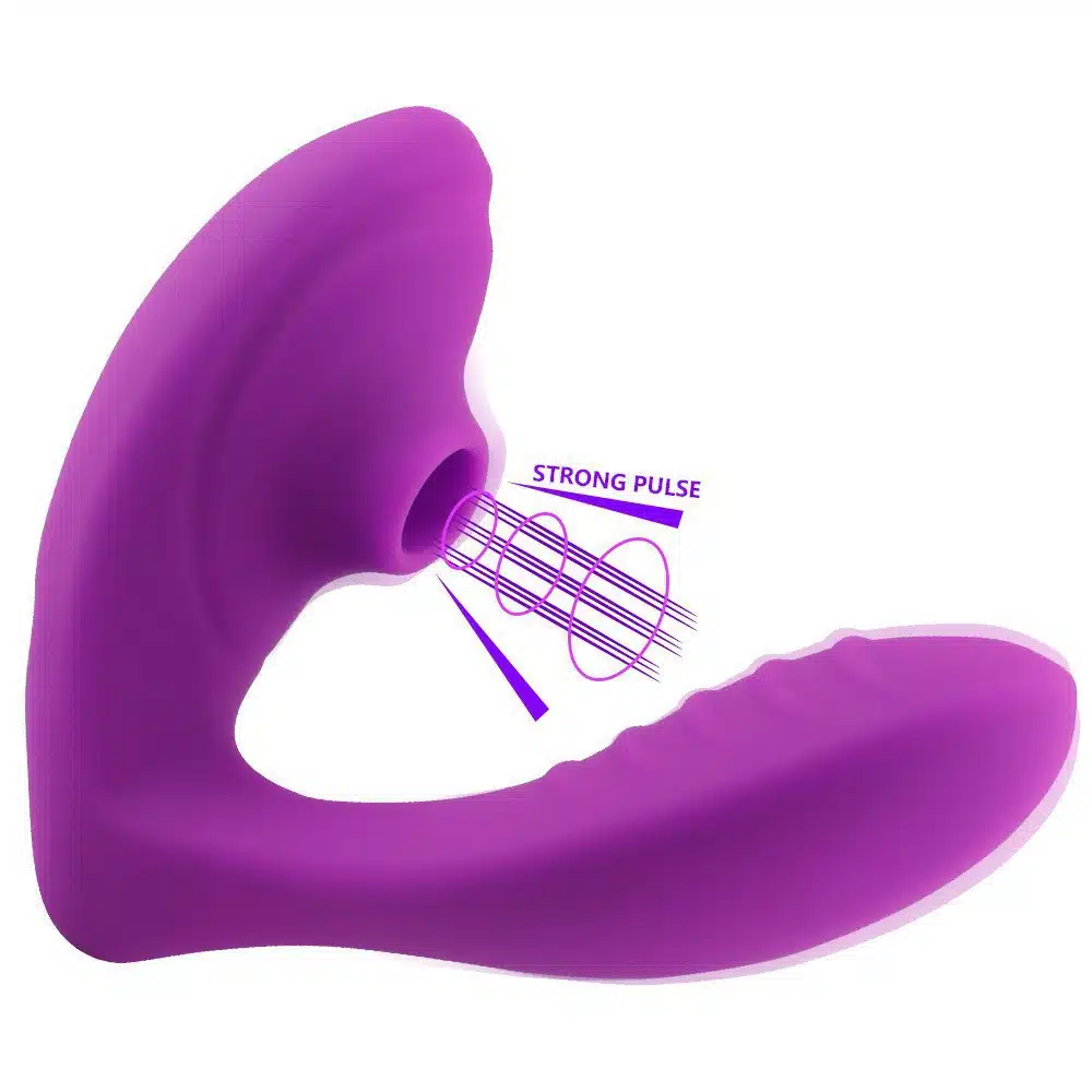Mary Sucker Wearable Sucking Vibrator USB Rechargeable Vibrator 10 Vibration and Sucking Modes