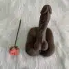 Dildo Doll Sex Toys – Realistic Thick and Firm Flexible Anal Dildo with Strong Suction Cup & Big Balls, Soft Liquid Silicone