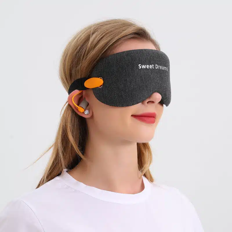 100% Blackout Unisex Travel Masks With Earplugs - Zero Eye Pressure Sleeping Eye Mask, Face Mask for Travel or Blindfold. - Image 4