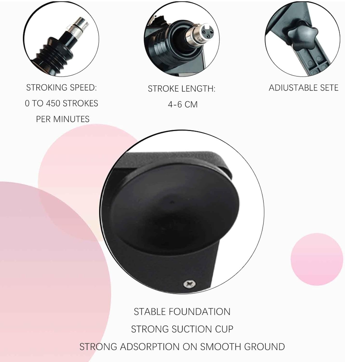 Unisex Automatic Sex Machine With Adjustable Speed and Multiple Attachments. - Image 8
