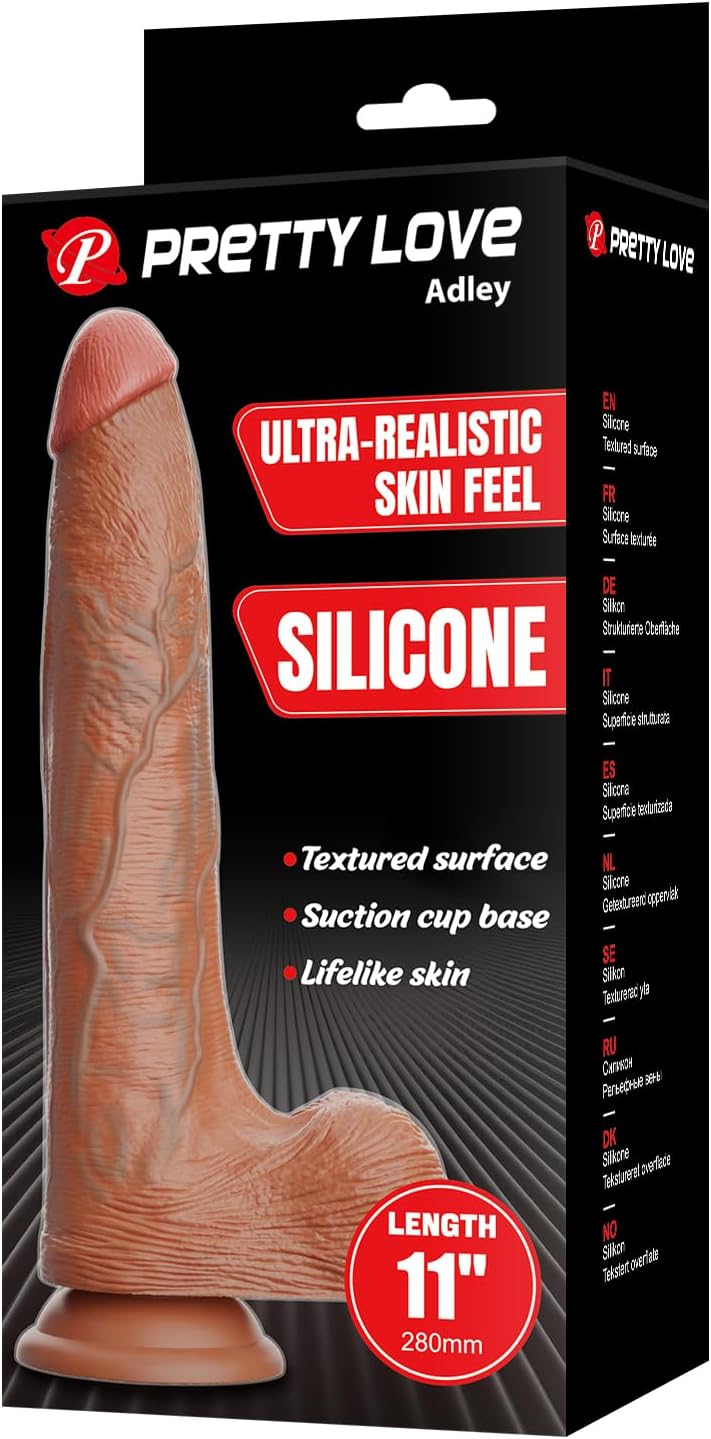 PrettyLove Adley 11 inches Silicone Dildo - Image 2