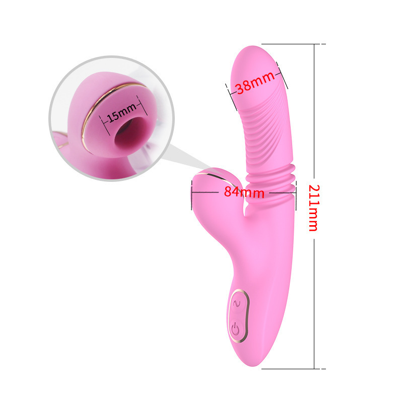 Sex Massager Vibrator Telescopic Thrusting G Spot Vibrator